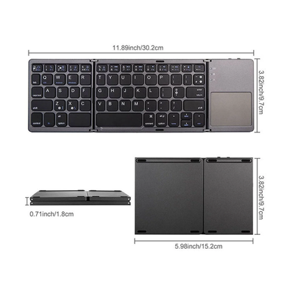 Mini Folding Bluetooth Keyboard